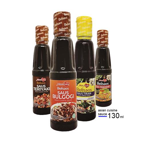 Mamasuka Delisaos - Asian Cuisine Sauce - 130 ml BOTOL Saus Teriyaki