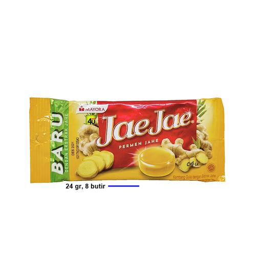 Mayora Jae Jae - Permen dengan Ekstrak Jahe - 24 gr