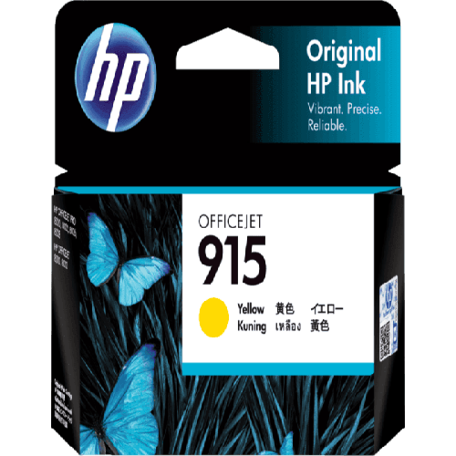 HP 915 Yellow Original Ink Cartridge(3YM17AA)