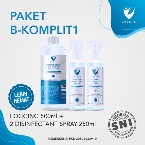 PAKET BKOMPLIT 1 Cairan fogging 500ml free 2x spray disinfectant 250ml Green Tea