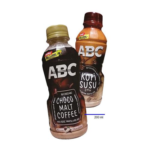 ABC - Coffee Drink - 200ml Botol RTD CHOCO MALT