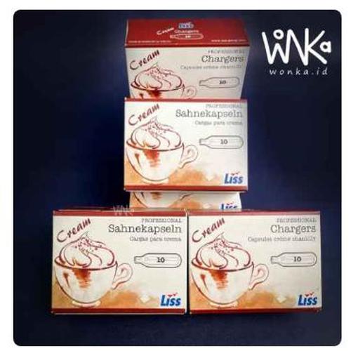 Liss Cream Whipper Charger Whip Cream Maker Refill N2O Isi 10