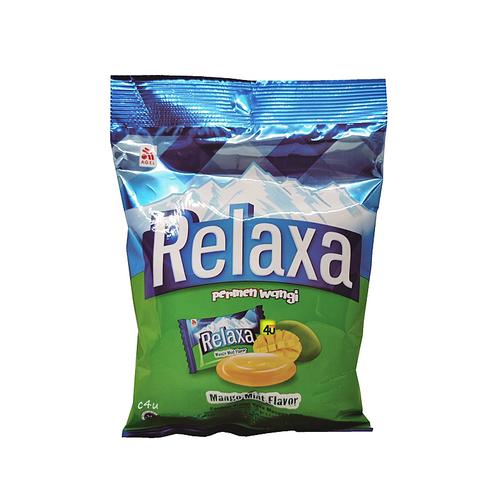 Relaxa - Permen Wangi Penyegar Mulut 125 gr - ZAK 50 Butir Mango