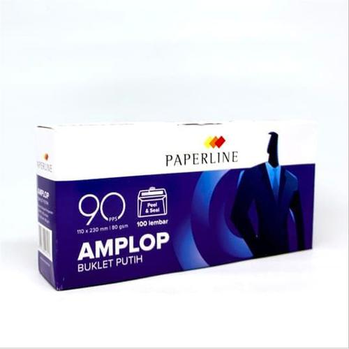 Amplop Paperline 90 PPS Putih Polos