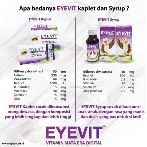 Original Eyevit Sirup 60 ml Membantu Menjaga Kesehatan Mata