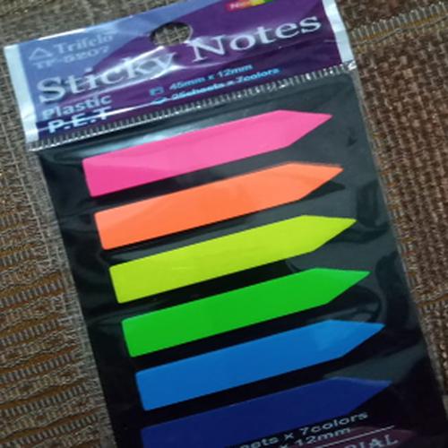Sticky Notes Trifelo Panah Plastik