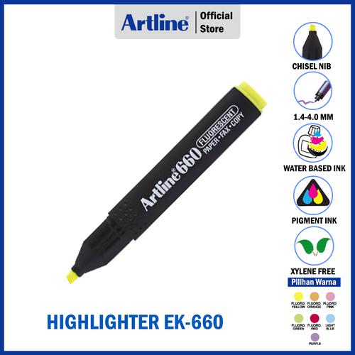 ARTLINE Spidol Highlighter Marker EK-660 LIGHT BLUE