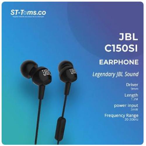 JBL C150SI In Ear Headphones with Mic JBL C100SI New Model GARANSI IMS