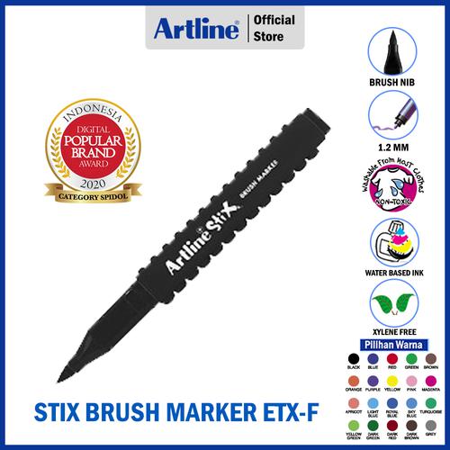 ARTLINE Stix Spidol Brush Marker ETX-F LIGHT BLUE