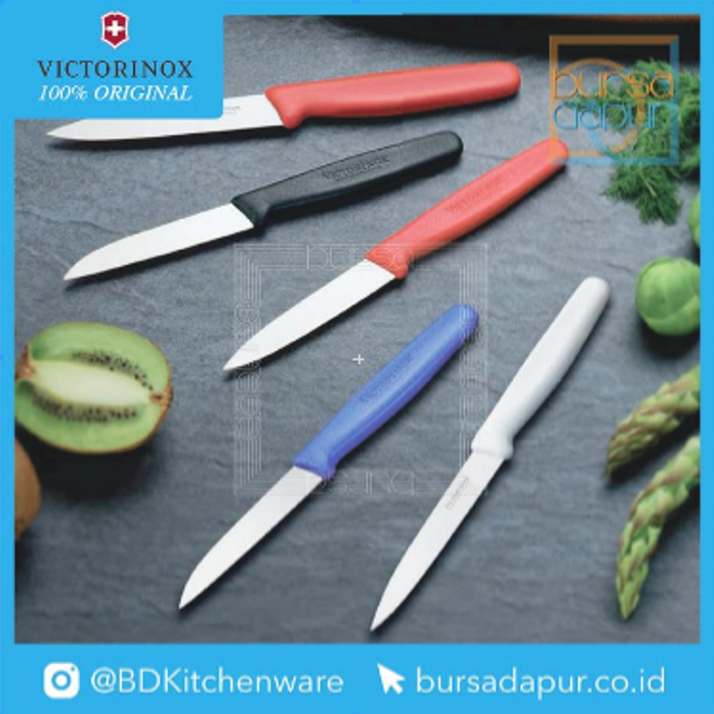 Daftar Harga Pisau 5 0731 Victorinox Red Paring Knife Wavy 10 Cm 207 Cm Pisau Dapur Serbaguna Bhinneka