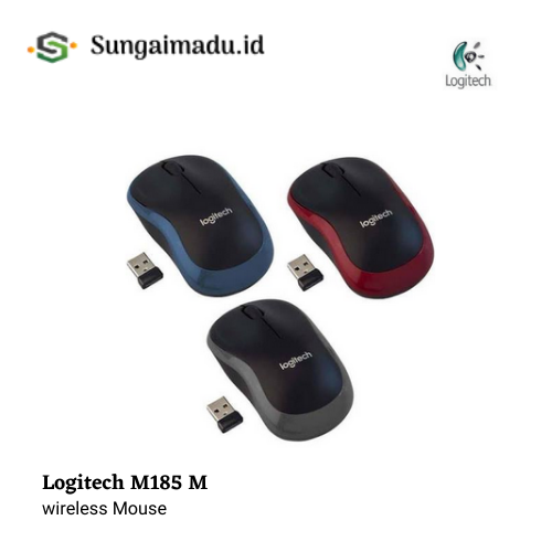 Mouse Logitech Wireless M185 Black