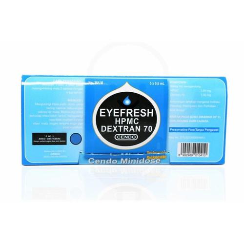 Original Cendo Eyefresh Minidose 5x0.6 ml Tetes Mata