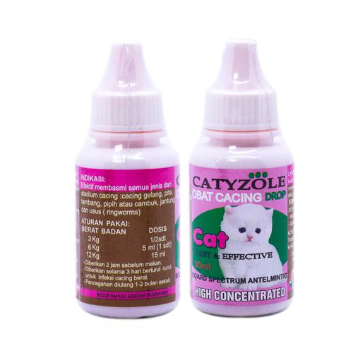 Catyzole Drop Obat Cacing Kucing 30ml