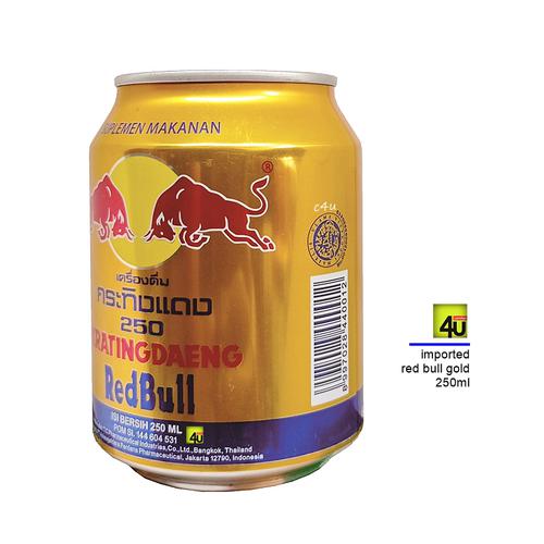 Kratingdaeng Red Bull - Energy Drink - 250ml GOLD IMPORT
