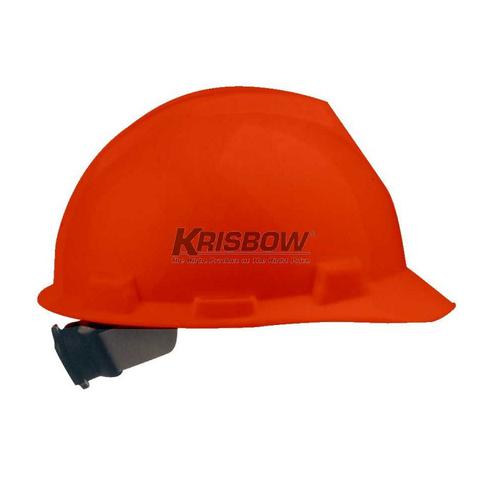 Krisbow KW1000324 Helmet Front Brim Orange