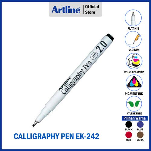 ARTLINE Ballpoint Calligraphy Pens EK-242 BLACK