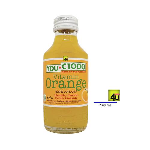 You C1000 - Vitamin C Drink - 140ml Botol Kaca RTD Orange