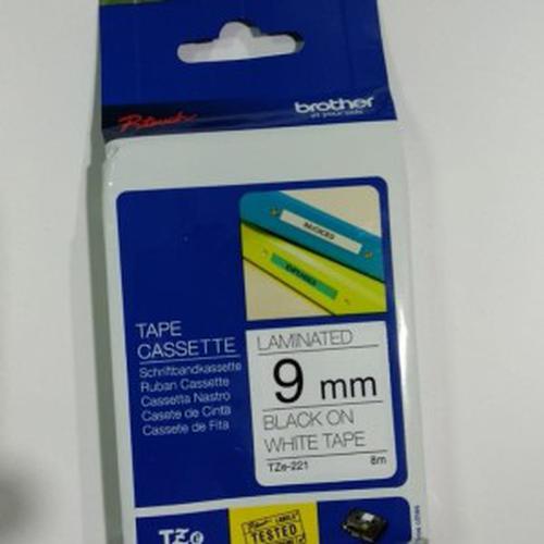 brother tape cassette pita label 9 mm 9mm TZe-221
