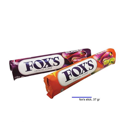 FOXS Stick Candy - 37 gr FRUITS