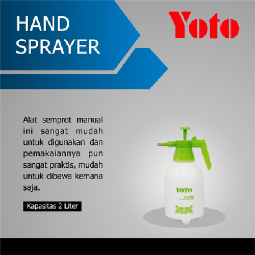 Hand Sprayer/Alat Semprot Desinfektan YOTO 2 Liter/YT-2