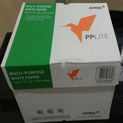 Multi-Purpose White Paper Kertas HVS A4 75g 5 Rim