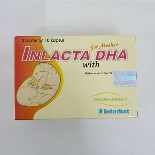 Original inlacta with DHA box isi 30 capsul