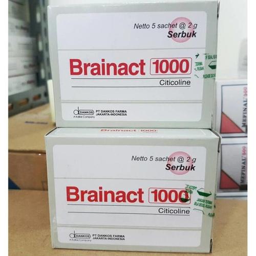 Original Brainact Sachet 1000 mg Box Isi 5 Sachet