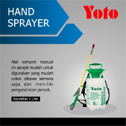 Hand Sprayer/Alat Semprot Desinfektan YOTO 5 Liter/YT-5