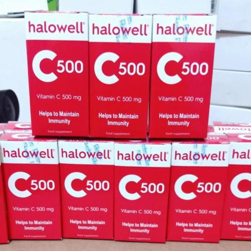 Original Halowell C 500 Vitamin C 500mg botol isi 30 Enervon C