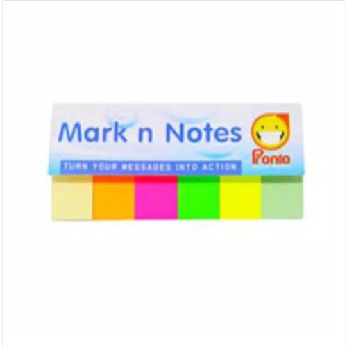 Stickey Note mark and notes pronto 6 warna