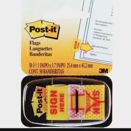 post it sign here 3M