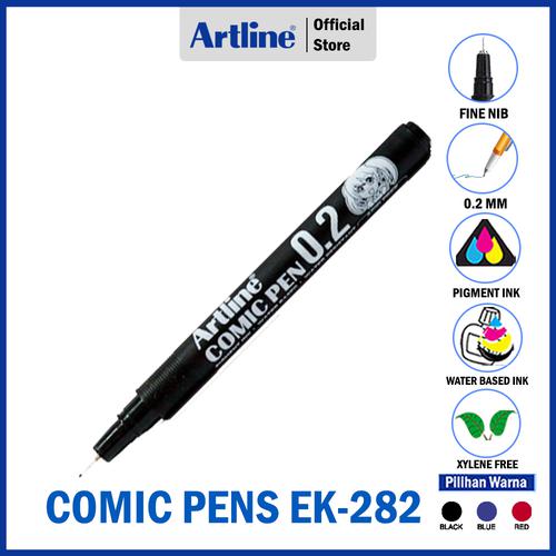 ARTLINE Comic Pens EK-282 RED