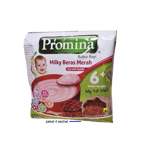 Daftar Harga Promina Bubur Bayi Paket 4 Sachet Bhinneka