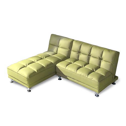 COUCH SET Sofa Bed Kulit PU hijau