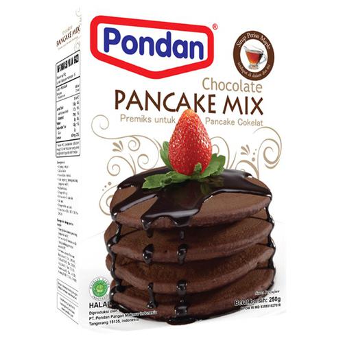 Pondan Pancake Mix Coklat 250gr