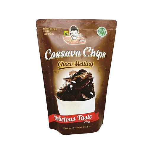 Si Engkong Jali - Keripik Singkong Salut Cokelat - 120gr Choco Melt