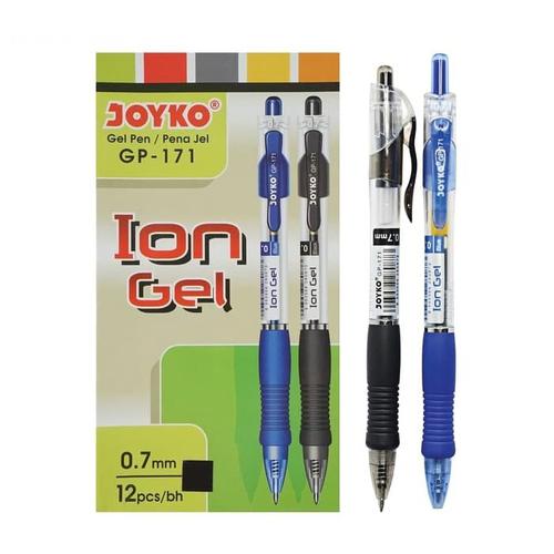 Joyko Ballpoint Gel Pen Ion Gel 0.7mm GP-171 Black