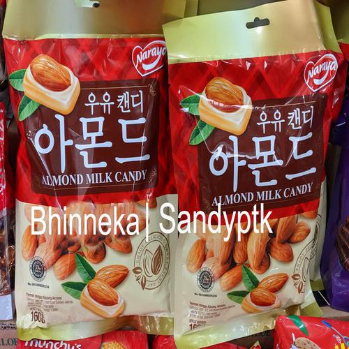 Permen Susu Kacang Almon Almond Milk Candy Naraya