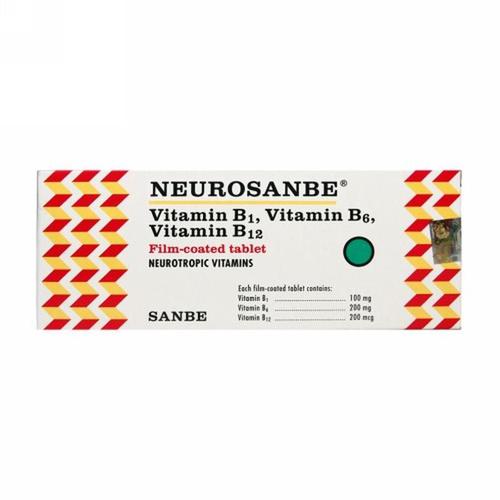 Original Neurosanbe Box Isi 100 Tablet Vitamin B1. B6 dan B12