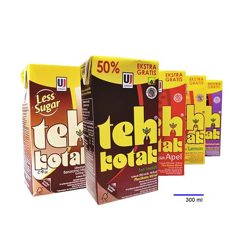 Ultra Jaya - Teh Kotak RTD - 300ml Less Sugar