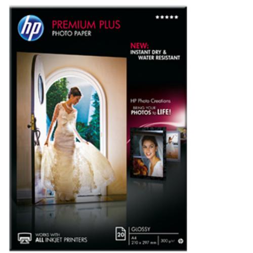 HP Prem Plus A4Gls 20 sht FSC Photo Papr(CR672A)
