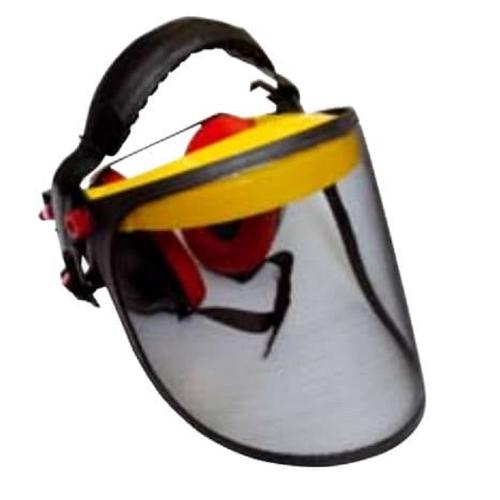 Krisbow KW1000409 Face Shield Mesh with Earmuff