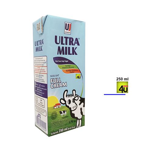 Ultra Jaya - Ultra Milk UHT RTD - 250ml Full Cream