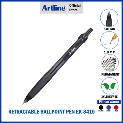 ARTLINE Retractable Ballpoint Pen EK-8410 RED