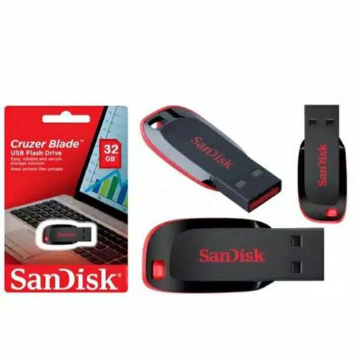 Flashdisk Sandisk Cruzer Blade 32GB Original