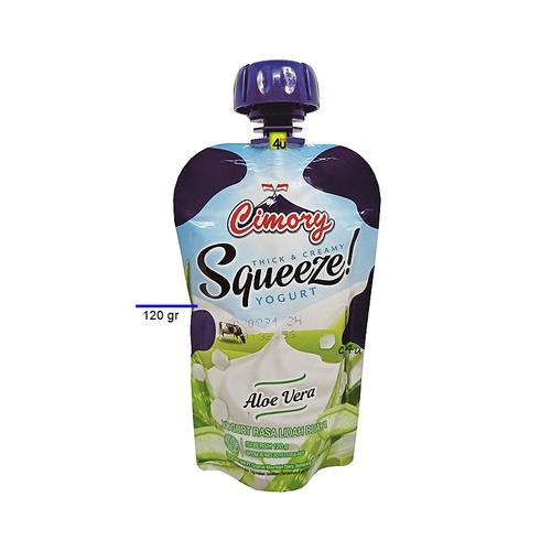 Cimory SQUEEZE - Thick and Creamy Yoghurt - 120 gr RTD Aloe Vera