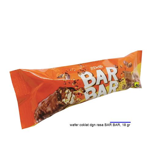 Delfi BAR BAR - Crispy Chocolate Wafer - 18gr