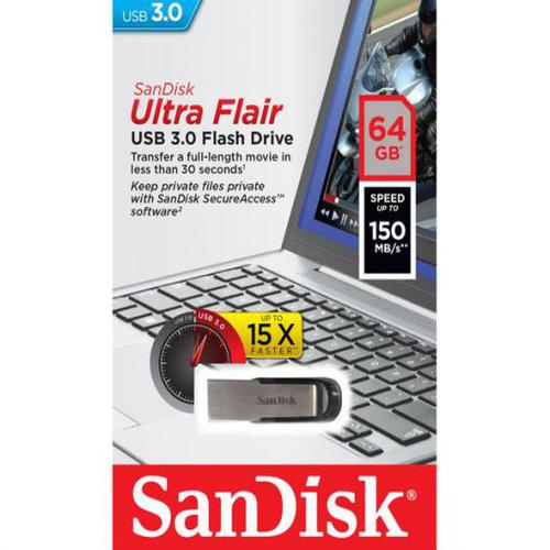 Flashdisk Sandisk ultra flair 64gb