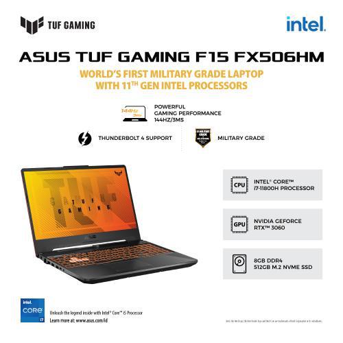 ASUS TUF Gaming F15 FX506HM-I736B6G-O Eclipse Gray