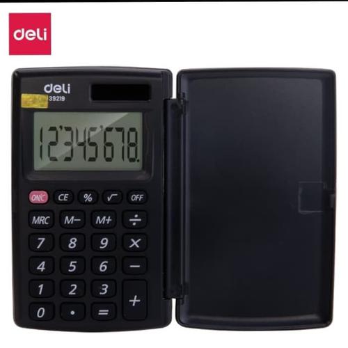 Deli Calculator Pocket 8 Digit Cover E39219